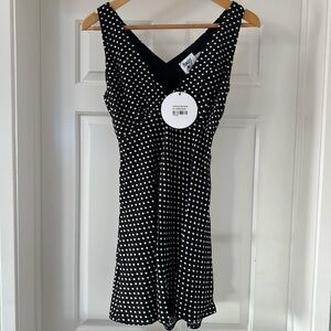 SOLD
Black Polka Dot Dress